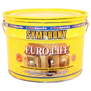 SYMPHONY Евро-Лайф шелк-матов, износоустойчивая С 2,7л SYMPHONY Евро-Лайф шелк-матов, износоустойчивая С 2,7л