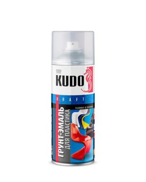 KUDO Аэрозоль для пластика графит RAL7021 520 мл KUDO Аэрозоль для пластика графит RAL7021 520 мл