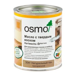 Масло с твёрдым воском HWO NATURAL 0,75л Натуральный тон
