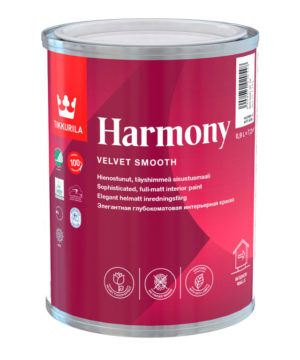 Краска Тиккурила HARMONY (гармония) акрилатная база А матовая 0,9л.