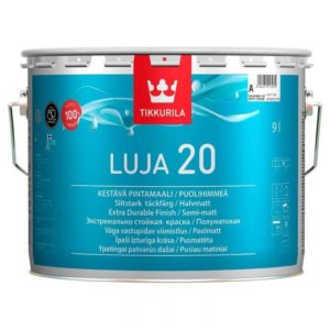 Краска Тиккурила LUJA 20 (луя 20) акрилатная  база А п/матовая 9л