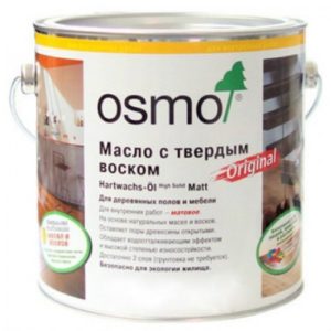 Масло с твёрдым воском HWO ANTI-RUTSCH 0,75л Бесцветное шелковисто-матовое