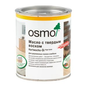 Масло с твёрдым воском HWO 0,125л Бесцветное полуматовое Масло с твёрдым воском HWO 0,125л Бесцветное полуматовое