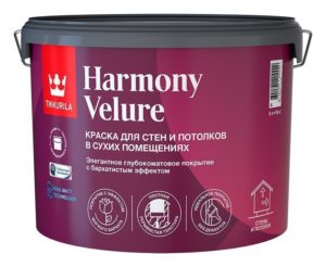 Краска Тиккурила HARMONY VELURE (гармония велюр) акрилатная база С матовая 2,7л. Краска Тиккурила HARMONY VELURE (гармония велюр) акрилатная база С матовая 2,7л.