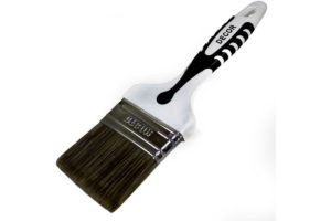 Кисть DECOR Black White Для лака 50*15 темная щетина, 2К ручка 830-050 Кисть DECOR Black White Для лака 50*15 темная щетина, 2К ручка 830-050
